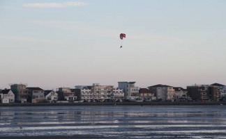 Paragliding over Sandbanks